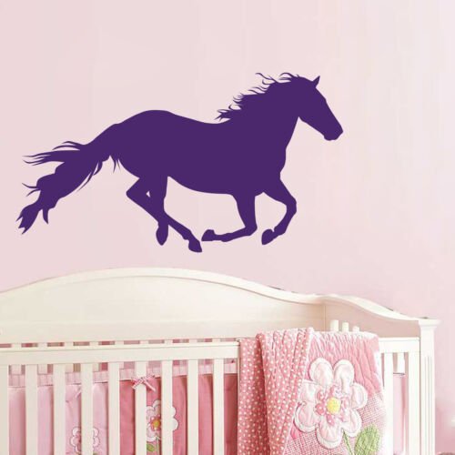 Трафарет лошади на стену