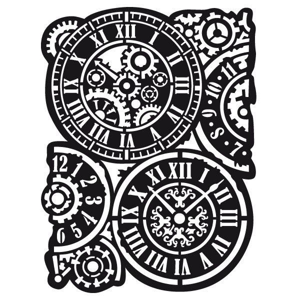 Трафареты в стиле стимпанк