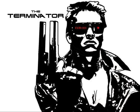 Терминатор силуэт