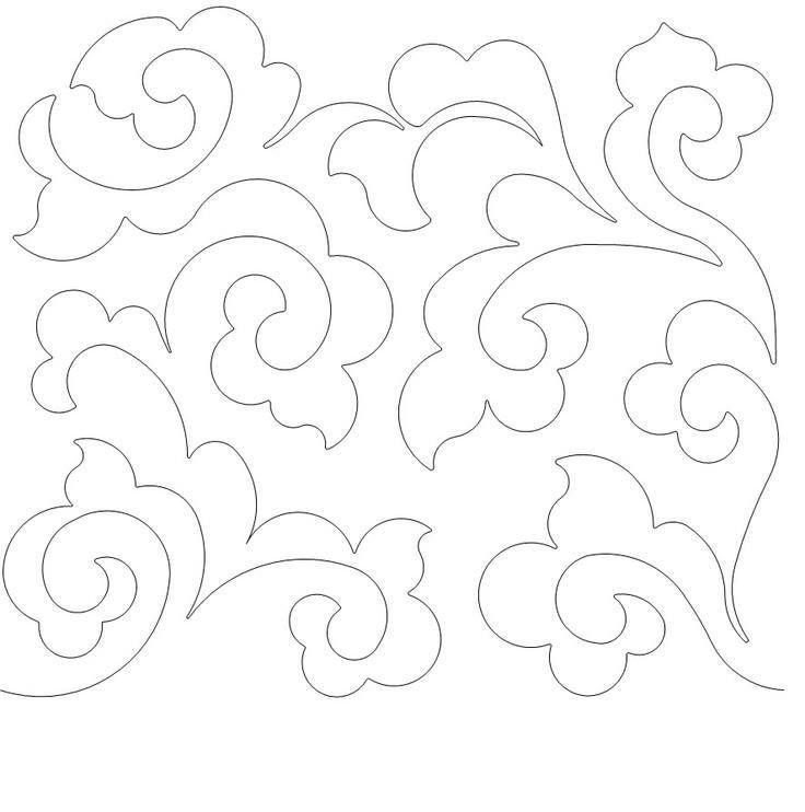 Трафарет для стёжки