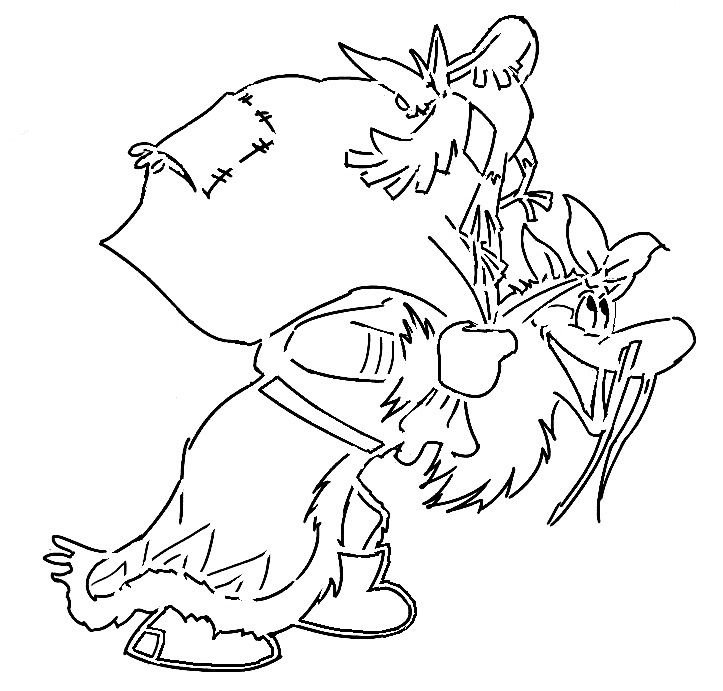 Сказочные персонажи на окна