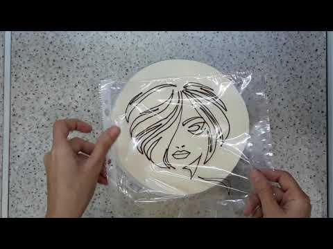 Торт с лицом девушки