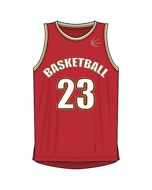 Красная баскетбольная майка