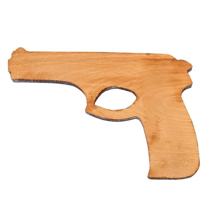 Детский пистолет из дерева
