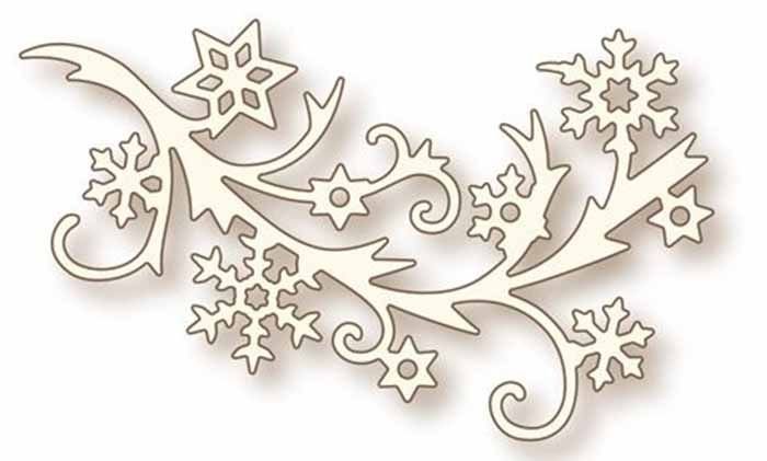 Новогодние узоры для вырезания