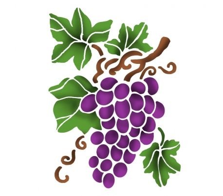 Стилизованный виноград