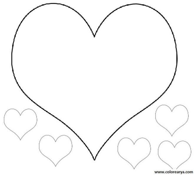 Сердечко шаблон