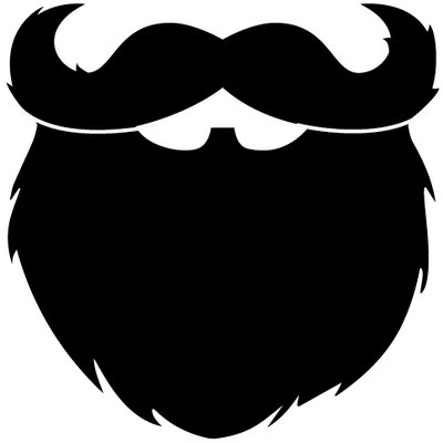 Трафарет для бороды