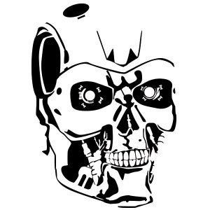 Трафарет Терминатор