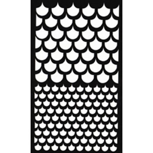 Чешуя змеи трафарет