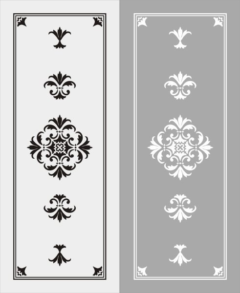 Трафаретные узоры на мебели