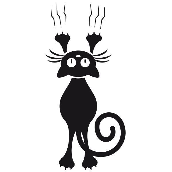 Трафарет кота