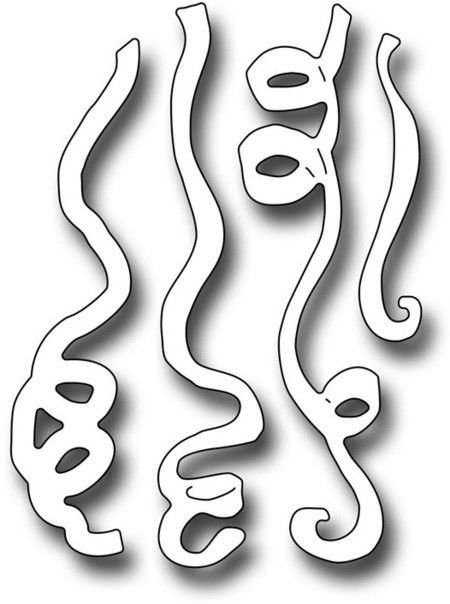 Серпантин трафарет для вырезания на окна