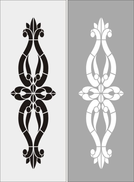 Узоры на двери