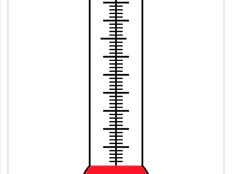 Градусная шкала градусника