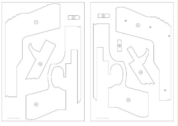 Пистолет Макарова резинкострел чертеж