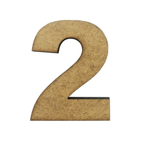 Цифры из дерева