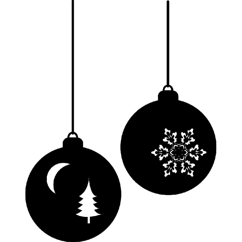 Векторные елочные игрушки