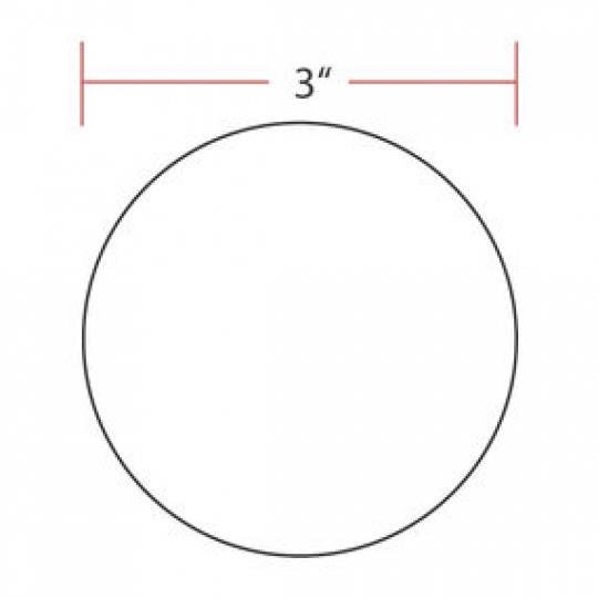 Круг трафарет диаметр 3 см