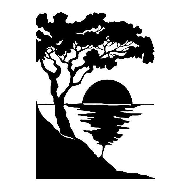 Трафарет природа