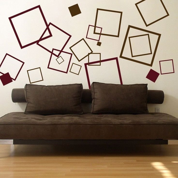 Геометрические фигуры на стене