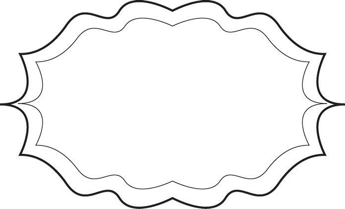 Фигурная рамка