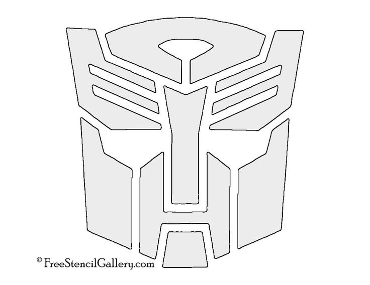 Трафарет трансформеры