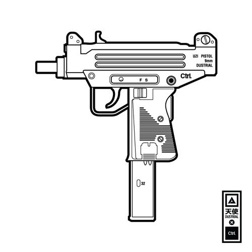 Ingram Mac-10 чертёж