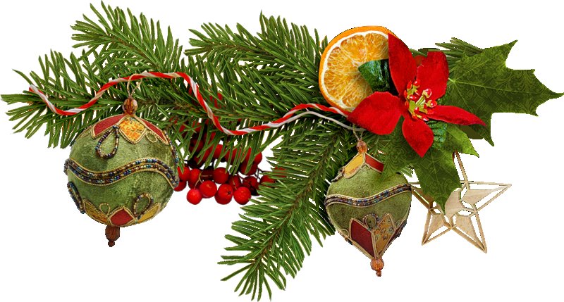 Ёлочная игрушка "веточка"