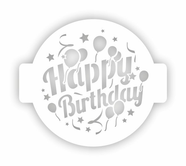 С праздником трафарет