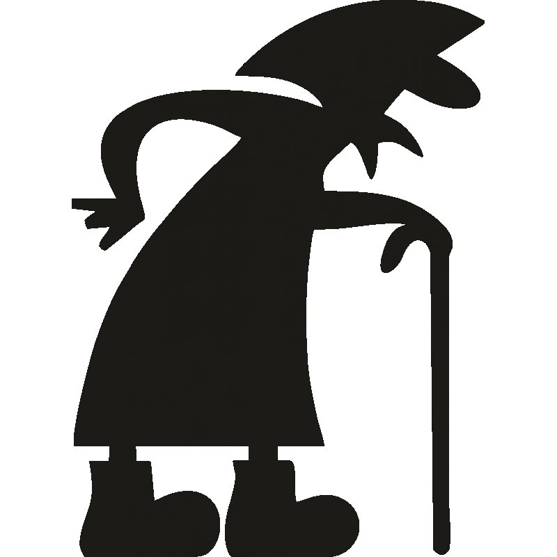 Сбитые бабушки наклейка