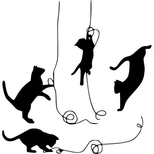 Силуэт кота