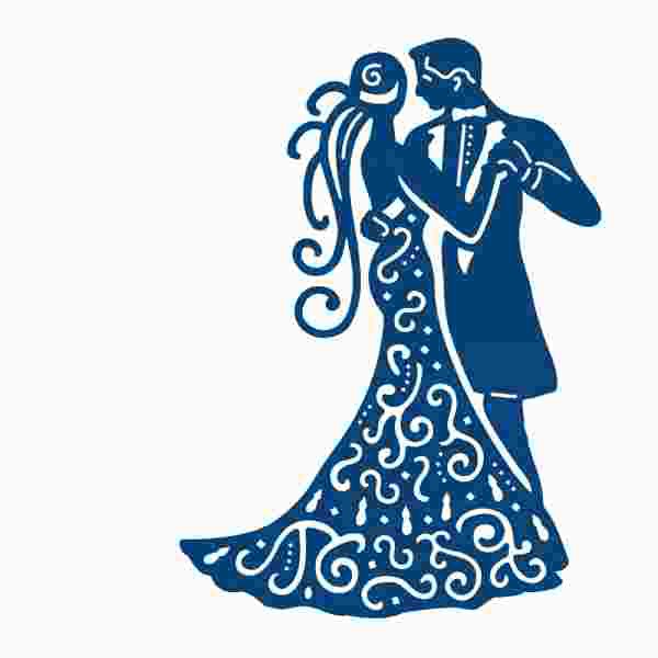 Силуэт жениха и невесты