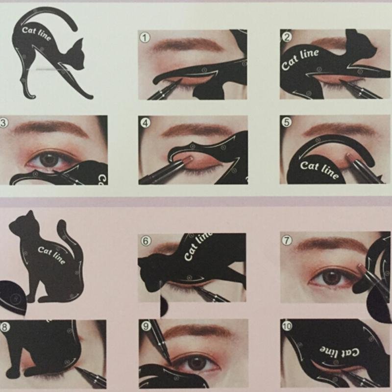 Трафарет стрелки для глаз