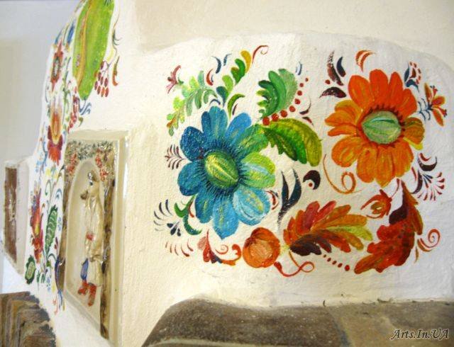 Роспись печи