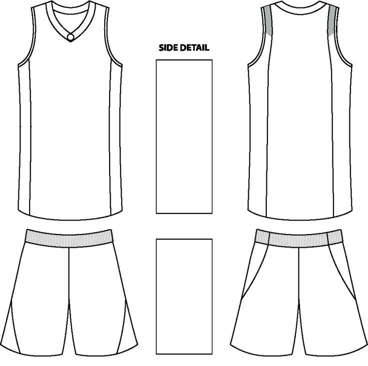 Лекало баскетбольной формы