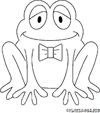 Лягушка раскраска для детей