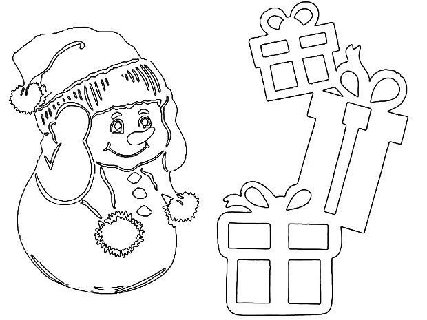 Трафарет "окна"