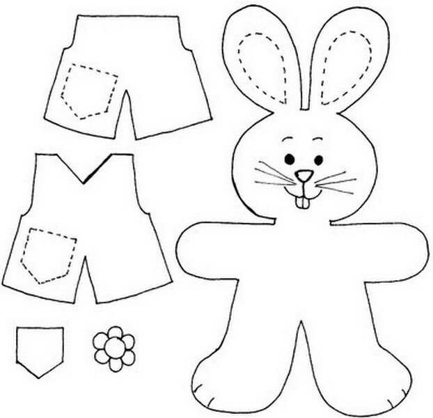 Игрушки из фетра шаблоны