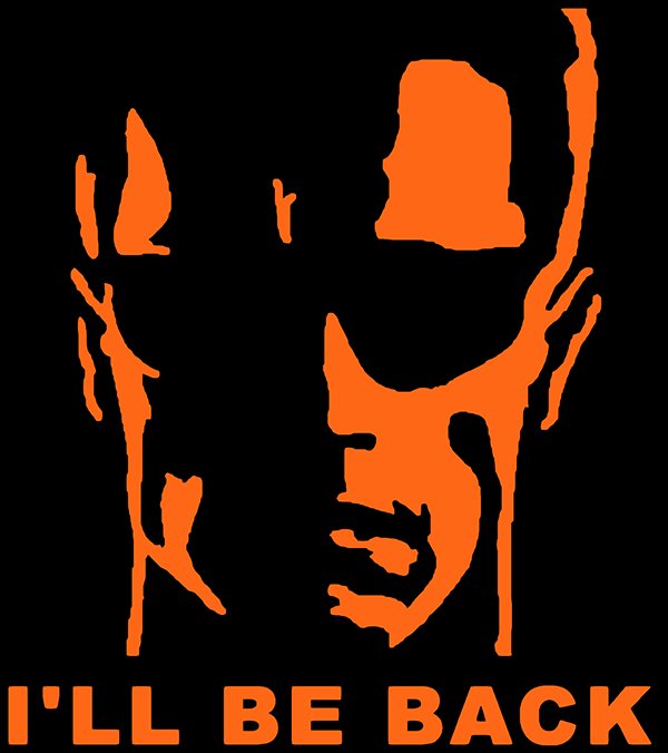 Терминатор силуэт