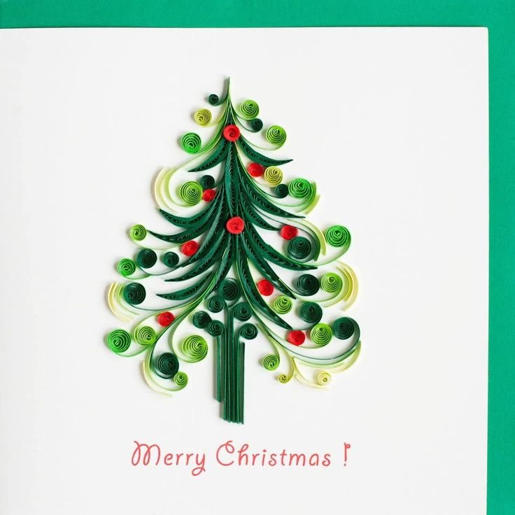 Схема для квиллинга новый год