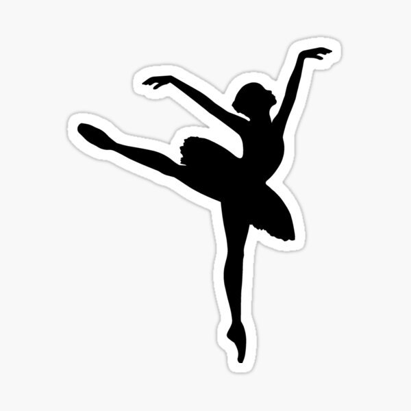 Силуэт балерины для вырезания