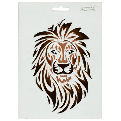 Трафарет Льва для торта