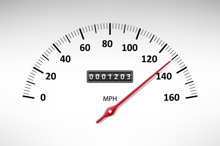 Спидометр нарисованный