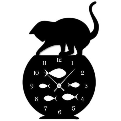 Часы настенные трафарет