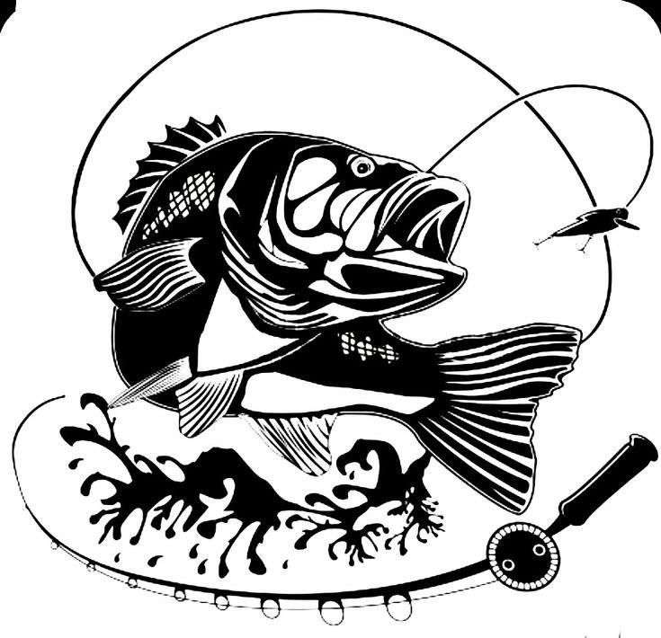 Логотипы на тему рыбалки