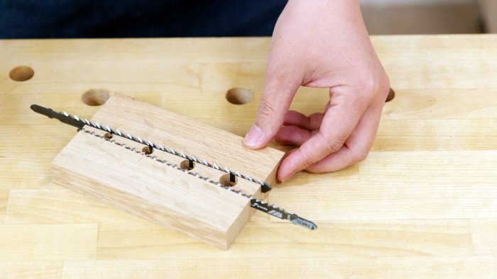 Кондуктор для сверления под шканты