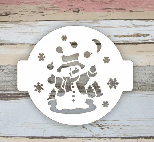 Кулинарный трафарет для торта с новым годом чем заменить