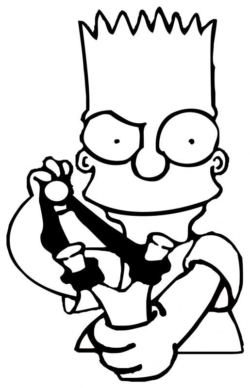 Симпсоны чб