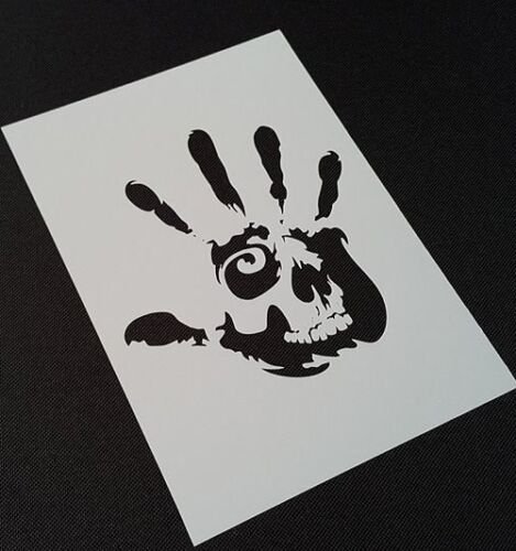 Трафарет черепа для аэрографии